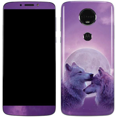 Vincent Hie Loving Wolves Moto E5 Plus Skin