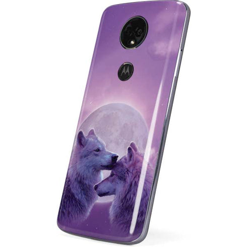 Vincent Hie Loving Wolves Moto E5 Plus Skin