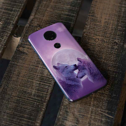Vincent Hie Loving Wolves Moto E5 Plus Skin