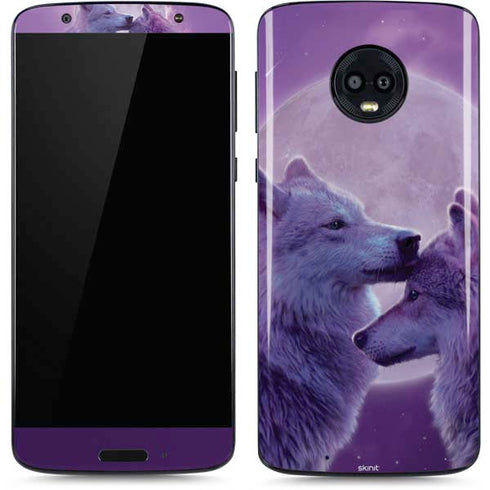 Vincent Hie Loving Wolves Moto G6 Skin