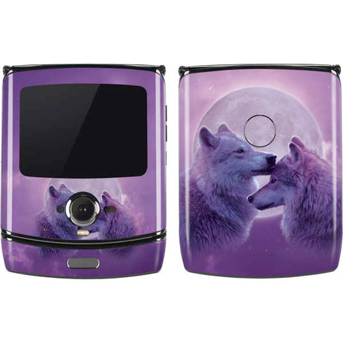 Vincent Hie Loving Wolves Motorola RAZR Skin