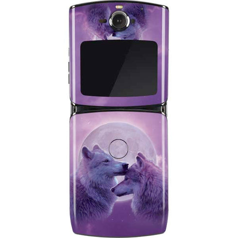 Vincent Hie Loving Wolves Motorola RAZR Skin