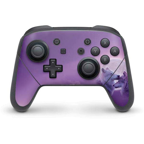 Vincent Hie Loving Wolves Nintendo Switch Pro Controller Skin