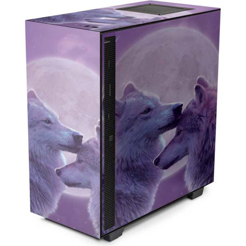 Vincent Hie Loving Wolves NZXT H510 Compact ATX Mid-Tower Case Skin