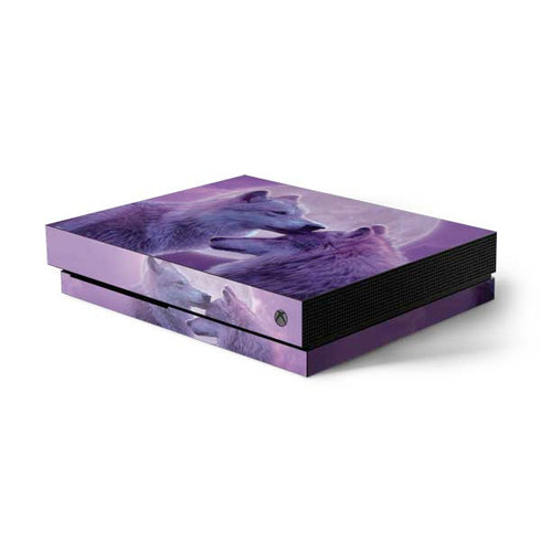 Vincent Hie Loving Wolves Xbox One X Console Skin