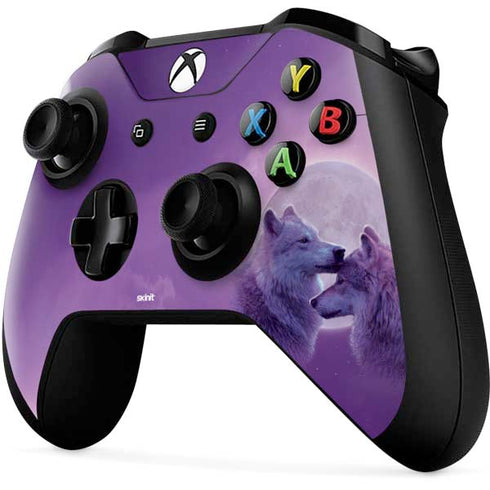 Vincent Hie Loving Wolves Xbox One X Controller Skin