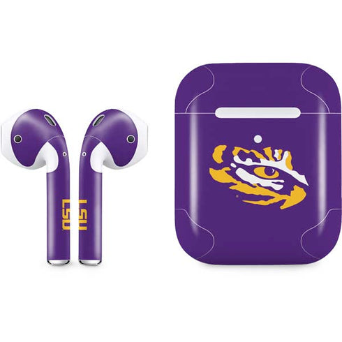 Louisiana State University - LSU Tiger Eye Logo Apple AirPods 2 Skin