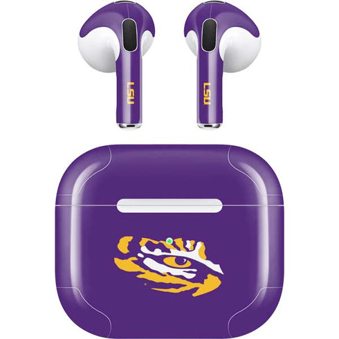 Louisiana State University - LSU Tiger Eye Logo Apple AirPods (3rd Gen 2021) Skin