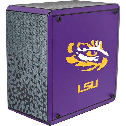 Louisiana State University - LSU Tiger Eye Logo Cooler Master MasterBox Q300L Mini Tower Skin