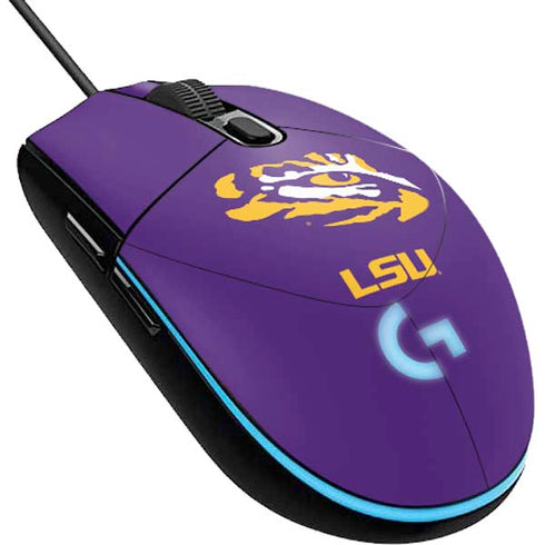 Louisiana State University - LSU Tiger Eye Logo G203 Prodigy RGB Wired Gaming Mouse Skin