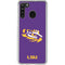 Louisiana State University - LSU Tiger Eye Logo Galaxy A21 Clear Case