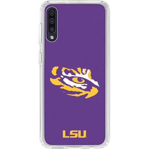 Louisiana State University - LSU Tiger Eye Logo Galaxy A50 Clear Case