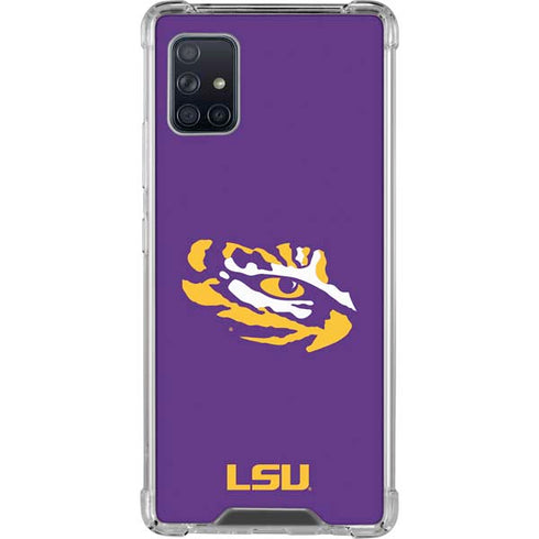 Louisiana State University - LSU Tiger Eye Logo Galaxy A51 5G Clear Case