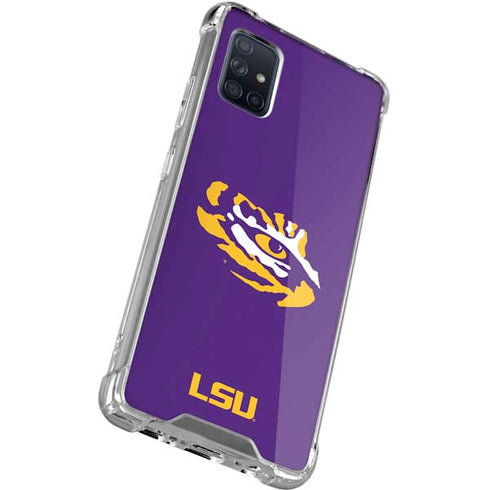 Louisiana State University - LSU Tiger Eye Logo Galaxy A71 5G Clear Case