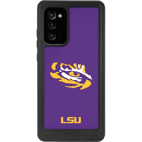 Louisiana State University - LSU Tiger Eye Logo Galaxy Note20 5G Waterproof Case