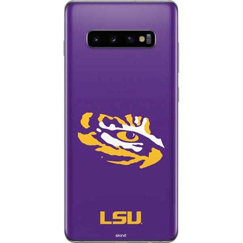 Louisiana State University - LSU Tiger Eye Logo Galaxy S10 Plus Skin