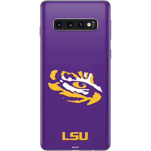 Louisiana State University - LSU Tiger Eye Logo Galaxy S10 Skin