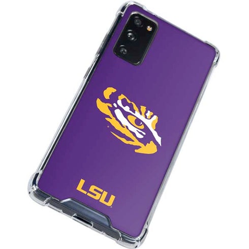 Louisiana State University - LSU Tiger Eye Logo Galaxy S20 FE Clear Case