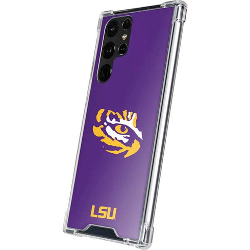 Louisiana State University - LSU Tiger Eye Logo Galaxy S22 Ultra Clear Case