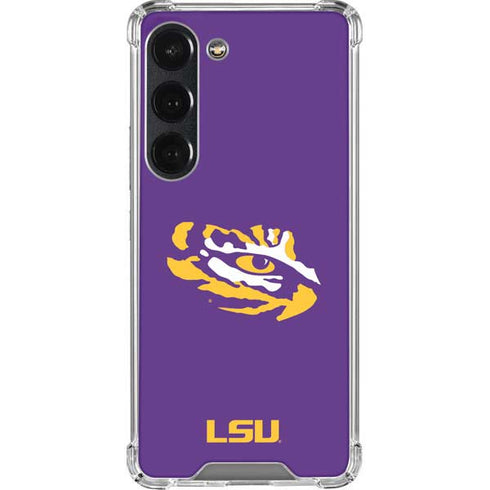 Louisiana State University - LSU Tiger Eye Logo Galaxy S23 Clear Case