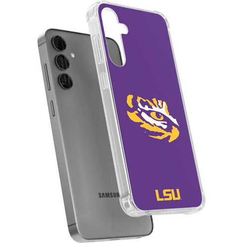 Louisiana State University - LSU Tiger Eye Logo Galaxy S24 Plus Clear Case