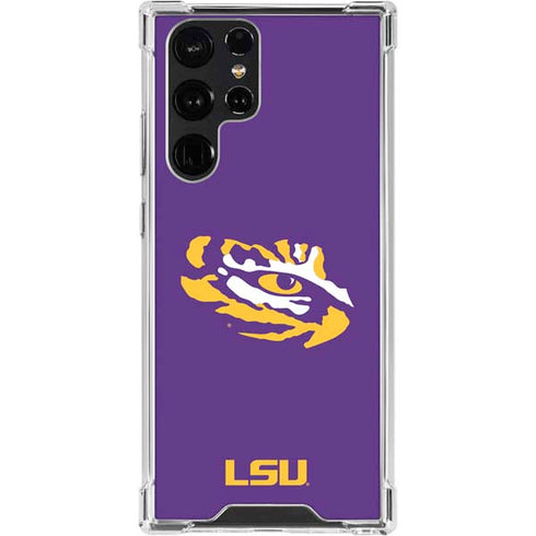 Louisiana State University - LSU Tiger Eye Logo Galaxy S24 Ultra Clear Case