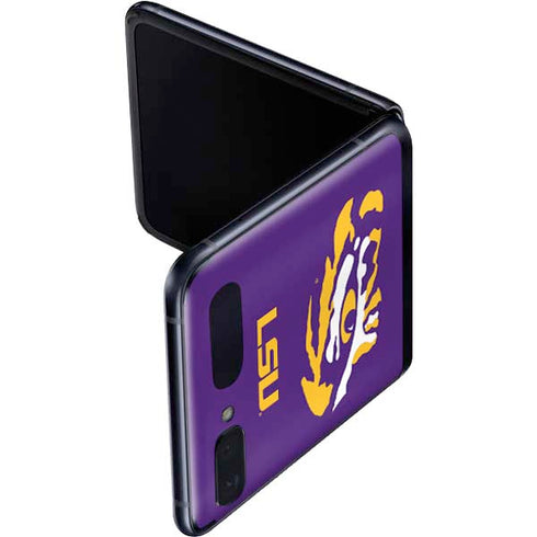 Louisiana State University - LSU Tiger Eye Logo Galaxy Z Flip Skin