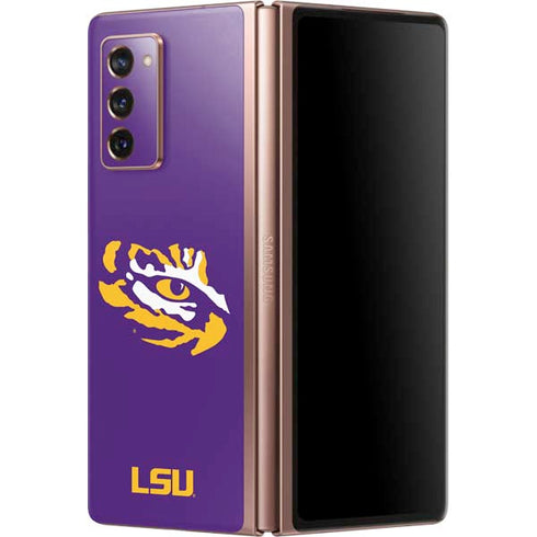 Louisiana State University - LSU Tiger Eye Logo Galaxy Z Fold2 5G Skin