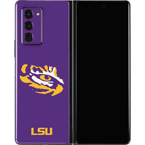 Louisiana State University - LSU Tiger Eye Logo Galaxy Z Fold2 5G Skin