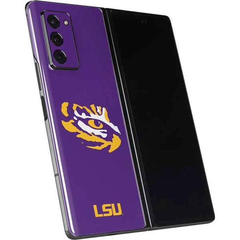 Louisiana State University - LSU Tiger Eye Logo Galaxy Z Fold2 5G Skin