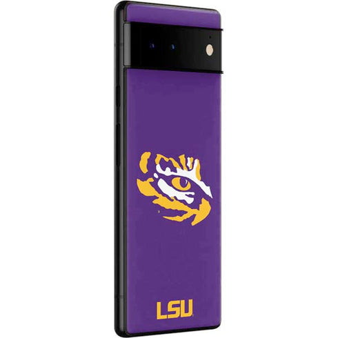 Louisiana State University - LSU Tiger Eye Logo Google Pixel 6 Skin