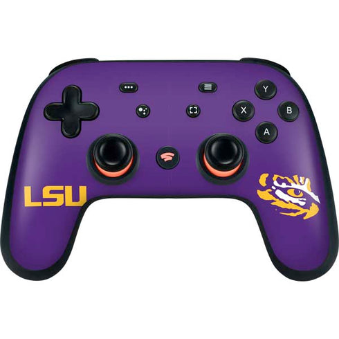 Louisiana State University - LSU Tiger Eye Logo Google Stadia Controller Skin