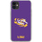 Louisiana State University - LSU Tiger Eye Logo iPhone 11 Clear Case