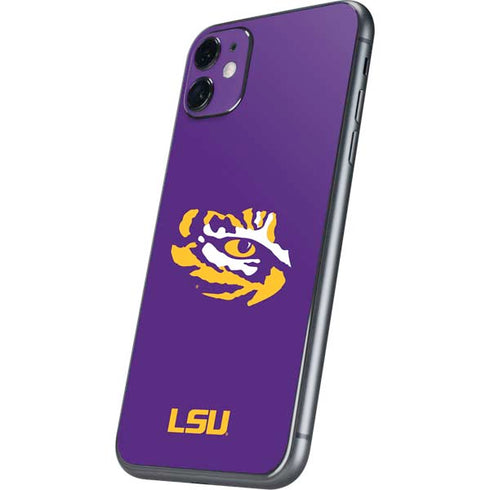 Louisiana State University - LSU Tiger Eye Logo iPhone 11 Skin