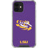 Louisiana State University - LSU Tiger Eye Logo iPhone 12 Clear Case