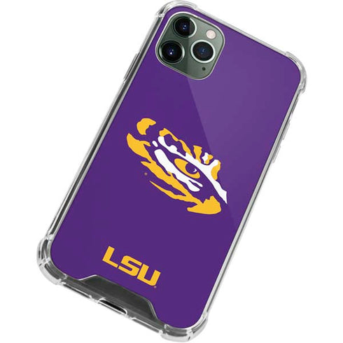 Louisiana State University - LSU Tiger Eye Logo iPhone 12 Pro Clear Case