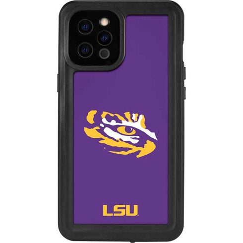 Louisiana State University - LSU Tiger Eye Logo iPhone 12 Pro Max Waterproof Case
