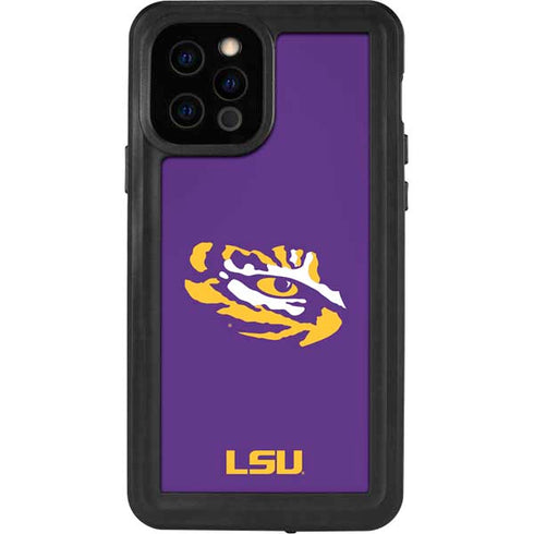 Louisiana State University - LSU Tiger Eye Logo iPhone 12 Pro Waterproof Case