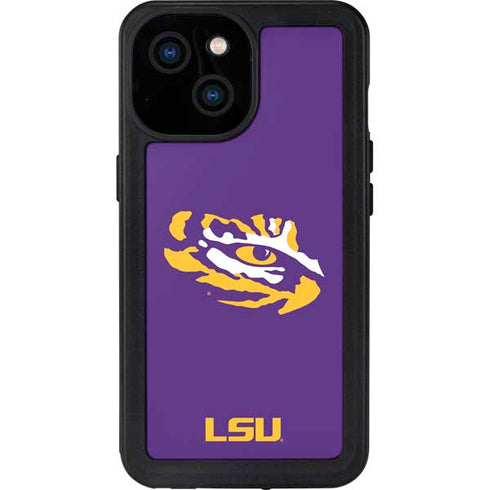 Louisiana State University - LSU Tiger Eye Logo iPhone 13 Mini Waterproof Case