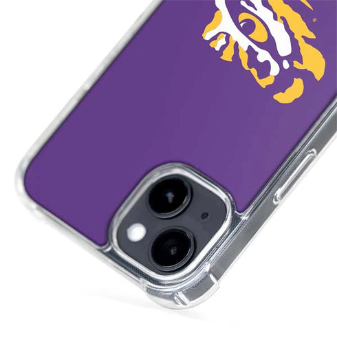 Louisiana State University - LSU Tiger Eye Logo iPhone 15 Plus MagSafe Case