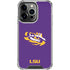 Louisiana State University - LSU Tiger Eye Logo iPhone 14 Pro Clear Case