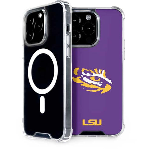 Louisiana State University - LSU Tiger Eye Logo iPhone 15 Pro MagSafe Case