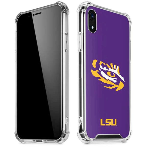 Louisiana State University - LSU Tiger Eye Logo iPhone XR Clear Case