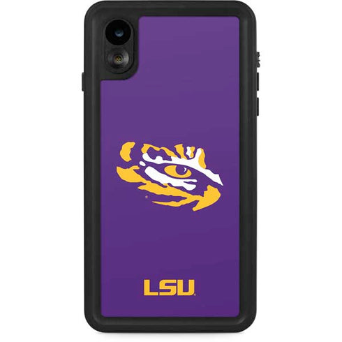 Louisiana State University - LSU Tiger Eye Logo iPhone XR Waterproof Case