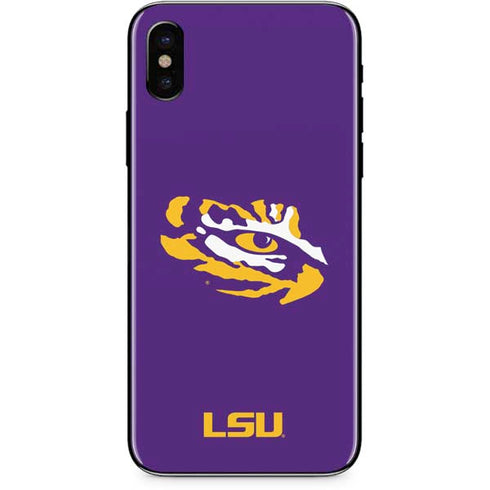 Louisiana State University - LSU Tiger Eye Logo iPhone XS Skin