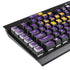 Louisiana State University - LSU Tiger Eye Logo K95 RGB PLATINUM Mechanical Gaming Keyboard Skin