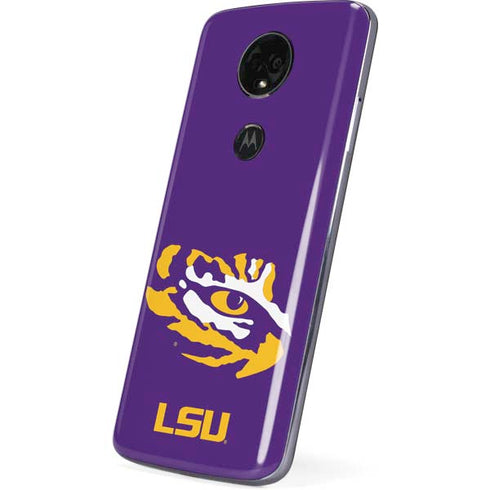 Louisiana State University - LSU Tiger Eye Logo Moto E5 Plus Skin