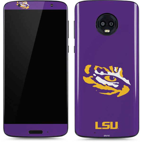 Louisiana State University - LSU Tiger Eye Logo Moto G6 Skin