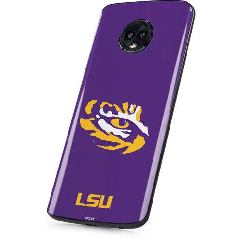 Louisiana State University - LSU Tiger Eye Logo Moto G6 Skin
