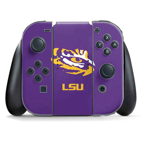 LSU Tiger Eye Logo Nintendo Switch (2017-2021) Joy-Con Controller Skin